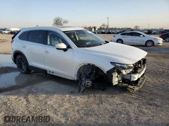 2023 Mazda CX-9 Touring Plus with VIN JM3TCBAY0P0641722, listed as a Copart auction lot 47657565 with 38,405 mi miles and Salvage title. Bid and sale history available at DreamBid. Image 4.
