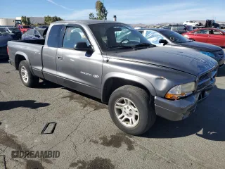 2002 Dodge Dakota with VIN 1B7GL12X02S577219, listed as a Copart auction lot 77067374 with 181,351 mi miles and Salvage Title. Bid and sale history available at carsss.com. Image 4.