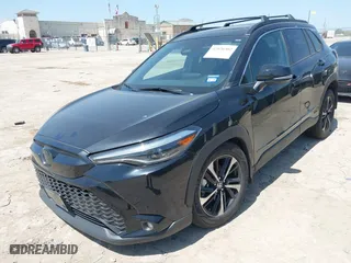 2024 Toyota Corolla Cross Hybrid S with VIN 7MUFBABG6RV042208, listed as a IAAI auction lot 42026302 with 10,588 mi miles. Bid and sale history available at carsss.com. Image 18.