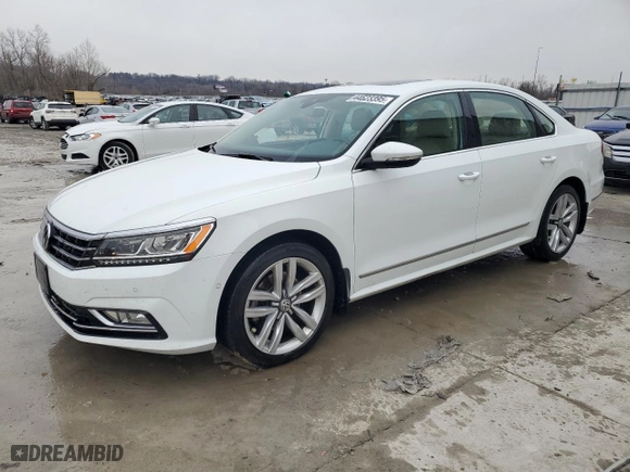 2016 Volkswagen Passat 1.8T SEL Premium with VIN 1VWCS7A36GC067409, listed as a Copart auction lot 44623395 with 125,139 mi miles and Salvage Title. Bid and sale history available at carsss.com. Image 1.