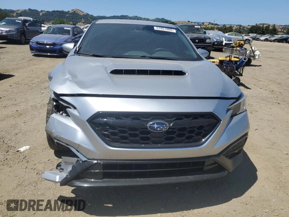 2022 Subaru WRX Premium with VIN JF1VBAF60N9004804, listed as a Copart auction lot 57851005 with 45,840 mi miles and Salvage title. Bid and sale history available at DreamBid. Image 5.