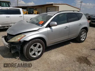2003 Nissan Murano SL with VIN JN8AZ08T83W100636, listed as a Copart auction lot 72192504 with 0 mi miles and Salvage Title. Bid and sale history available at carsss.com. Image 1.
