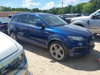 2015 Audi Q7 S line Prestige z VIN WA1DGAFEXFD025814, wystawiony jako IAAI lot #42230613 z przebiegiem 97 629 mil mil oraz . Historia ofert i sprzedaży dostępna na DreamBid. Obrazek 1.