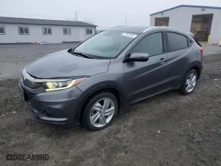 2019 Honda HR-V EX-L with VIN 3CZRU6H79KM703378, listed as a Copart auction lot 77941844 with 92,839 mi miles and Salvage Title. Bid and sale history available at carsss.com. Image 1.