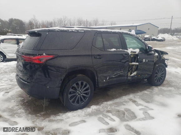 2022 Chevrolet Traverse RS with VIN 1GNEVJKW7NJ128727, listed as a Copart auction lot 44462325 with 53,981 mi miles and Salvage Title. Bid and sale history available at carsss.com. Image 3.