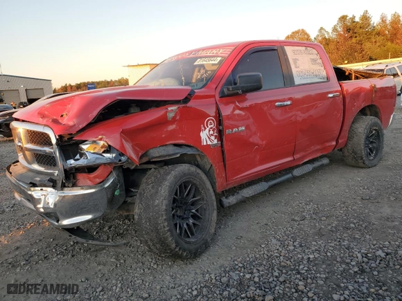2010 Dodge Ram 1500 ST with VIN 1D7RB1CP2AS109409, listed as a Copart auction lot 81645644 with 0 mi miles and Salvage Title. Bid and sale history available at carsss.com. Image 1.