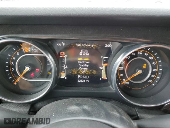 2019 Jeep Wrangler Unlimited Sport S with VIN 1C4HJXDN7KW685659, listed as a Copart auction lot 58549885 with 62,831 mi miles and Clean title. Bid and sale history available at DreamBid. Image 9.