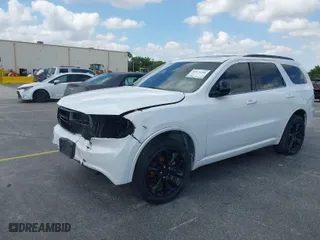 2018 Dodge Durango GT with VIN 1C4RDJDG2JC414504, listed as a IAAI auction lot 42075588 with 62,739 mi miles. Bid and sale history available at carsss.com. Image 2.
