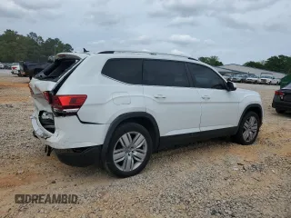 2019 Volkswagen Atlas SE with VIN 1V2WR2CAXKC612609, listed as a Copart auction lot 54451635 with 48,548 mi miles and Salvage title. Bid and sale history available at DreamBid. Image 3.