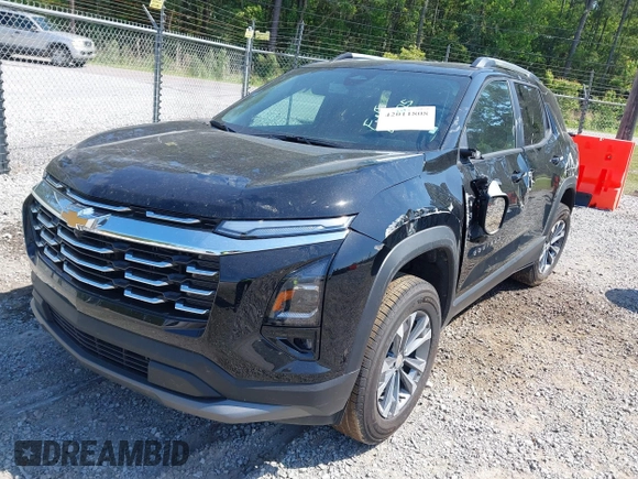 2025 Chevrolet Equinox FWD LT with VIN 3GNAXHEG9SL194190, listed as a IAAI auction lot 42011808 with 12,000 mi miles. Bid and sale history available at carsss.com. Image 17.