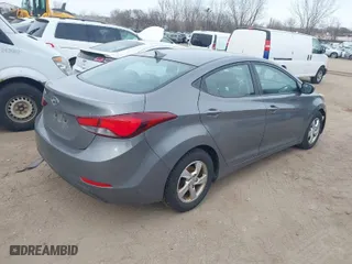 2014 Hyundai Elantra SE with VIN 5NPDH4AE8EH509159, listed as a IAAI auction lot 41901047 with 185,244 mi miles. Bid and sale history available at carsss.com. Image 4.