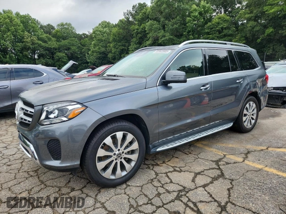 2017 Mercedes-Benz GLS 450 with VIN 4JGDF6EE3HA987637, listed as a Copart auction lot 58963905 with 67,890 mi miles and Salvage title. Bid and sale history available at DreamBid. Image 1.