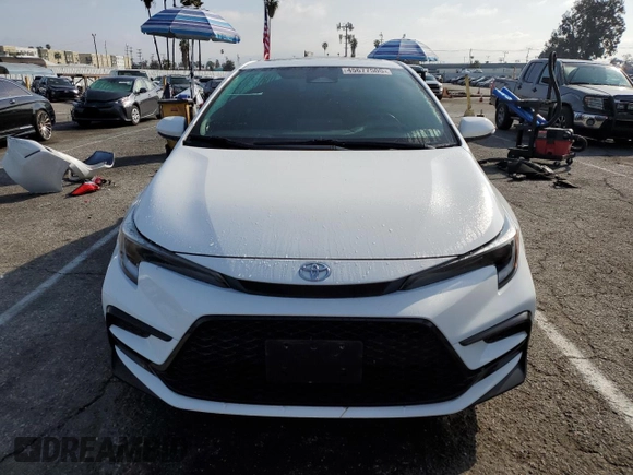 2023 Toyota Corolla SE with VIN 5YFP4MCE9PP152991, listed as a Copart auction lot 45677505 with 23,407 mi miles and Salvage Title. Bid and sale history available at carsss.com. Image 5.