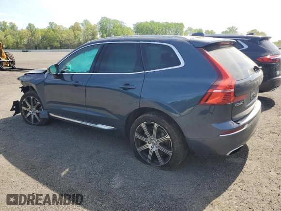 2019 Volvo XC60 Inscription with VIN YV4A22RL1K1343756, listed as a Copart auction lot 53878635 with 71,097 mi miles and Salvage title. Bid and sale history available at DreamBid. Image 2.