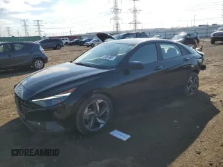 2023 Hyundai Elantra SEL with VIN KMHLS4AG1PU451673, listed as a Copart auction lot 50884605 with 29,746 mi miles and Salvage title. Bid and sale history available at DreamBid. Image 1.