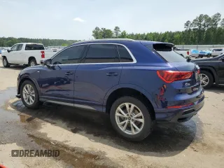 2022 Audi Q3 S line Premium Plus with VIN WA1EECF31N1080897, listed as a Copart auction lot 57252625 with 24,338 mi miles and Salvage title. Bid and sale history available at DreamBid. Image 2.