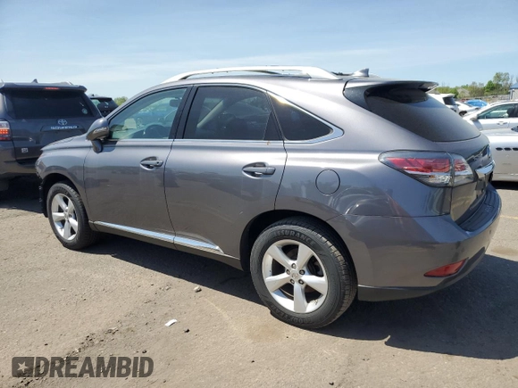 2015 Lexus RX 350 with VIN 2T2BK1BA4FC295693, listed as a Copart auction lot 54856955 with 104,430 mi miles and Salvage Title. Bid and sale history available at DreamBid. Image 2.