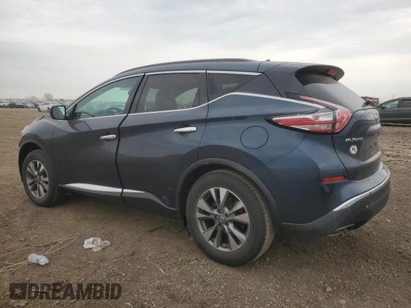 2015 Nissan Murano SV z VIN 5N1AZ2MH1FN284171, wystawiony jako Copart lot #52726995 z przebiegiem 50 567 mil mil oraz Szkoda całkowita • Salvage title. Historia ofert i sprzedaży dostępna na DreamBid. Obrazek 2.