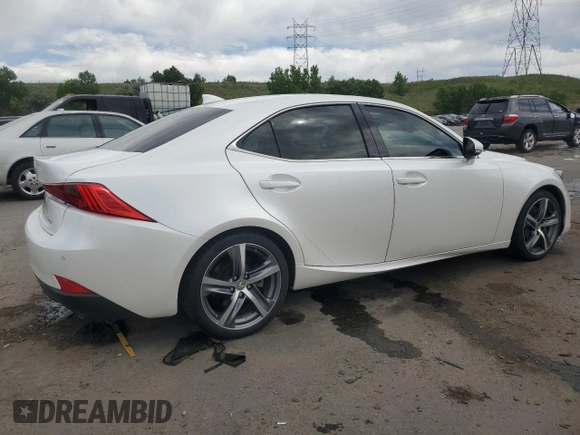 2018 Lexus IS 300 with VIN JTHC81D23J5028658, listed as a Copart auction lot 61391055 with 42,566 mi miles and Salvage title. Bid and sale history available at DreamBid. Image 3.