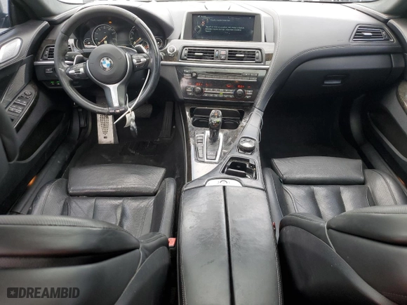 2015 BMW 6 Series 650i xDrive with VIN WBA6B4C58FD761361, listed as a Copart auction lot 50058425 with 104,235 mi miles and Clean Title. Bid and sale history available at carsss.com. Image 8.