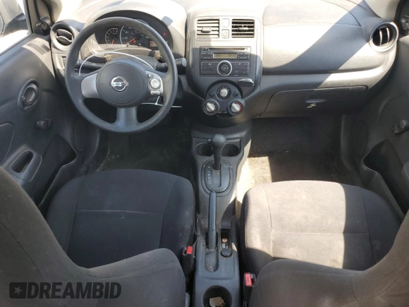 2014 Nissan Versa SV with VIN 3N1CN7AP8EL825218, listed as a Copart auction lot 49835355 with 156,744 mi miles and Salvage Title. Bid and sale history available at carsss.com. Image 8.