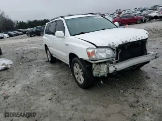 2007 Toyota Highlander Hybrid w/3rd Row with VIN JTEDW21A570020561, listed as a Copart auction lot 42595395 with 205,703 mi miles and Salvage Title. Bid and sale history available at carsss.com. Image 10.