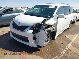 2014 Toyota Sienna SE with VIN 5TDXK3DC1ES417081, listed as a IAAI auction lot 41850444 with 173,545 mi miles. Bid and sale history available at carsss.com. Image 17.