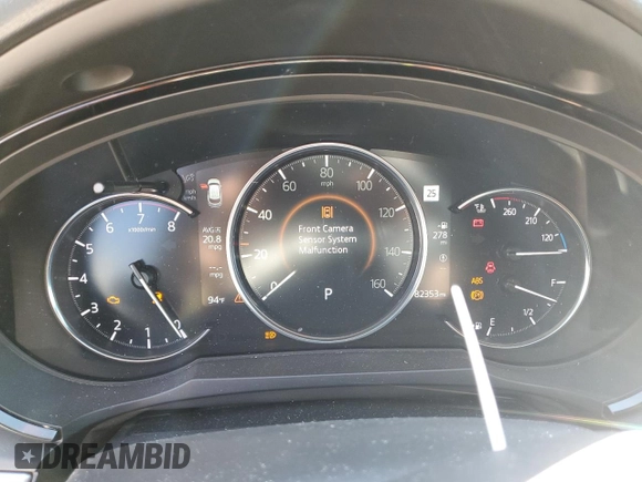 2020 Mazda CX-9 Signature with VIN JM3TCBEY5L0416832, listed as a Copart auction lot 42173115 with 82,353 mi miles and Salvage Title. Bid and sale history available at carsss.com. Image 9.