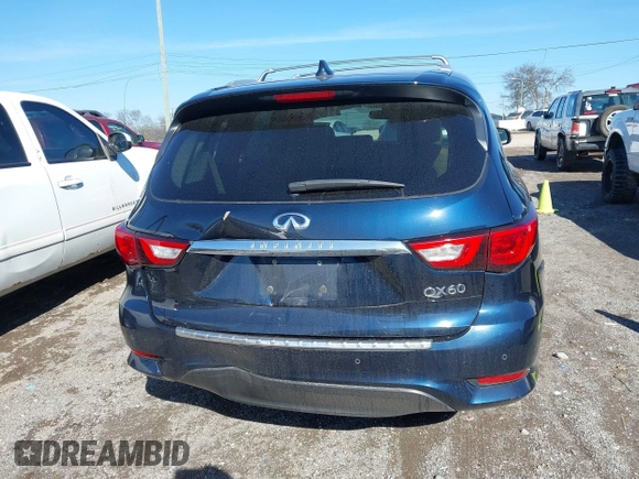 2017 Infiniti QX60 with VIN 5N1DL0MN6HC520790, listed as a IAAI auction lot 41475529 with 146,236 mi miles and . Bid and sale history available at carsss.com. Image 16.