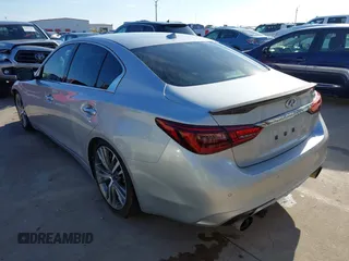 2019 Infiniti Q50 Luxe z VIN JN1EV7AP4KM518705, wystawiony jako IAAI lot #40957491 z przebiegiem 49 576 mil mil oraz . Historia ofert i sprzedaży dostępna na DreamBid. Obrazek 3.