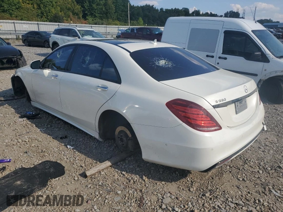 2014 Mercedes-Benz S with VIN WDDUG8CB8EA006340, listed as a Copart auction lot 68927354 with 146,943 mi miles and Salvage Title. Bid and sale history available at carsss.com. Image 2.
