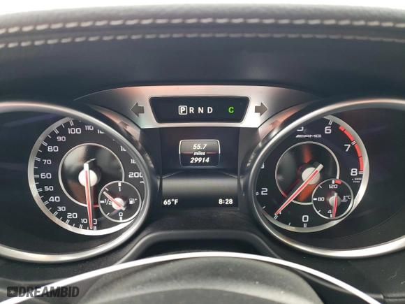 2016 Mercedes-Benz SL-Class SL 63 AMG with VIN WDDJK7EA6GF038595, listed as a Copart auction lot 53274754 with 29,914 mi miles and Salvage Title. Bid and sale history available at carsss.com. Image 9.