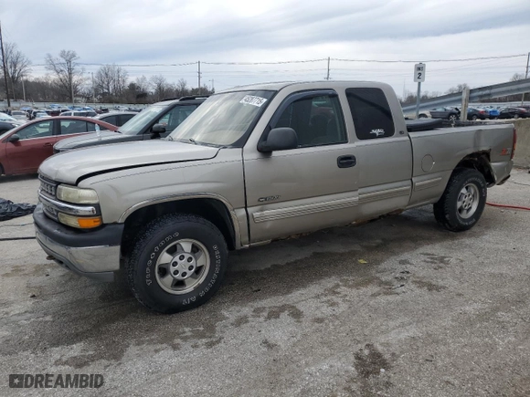 1999 Chevrolet Silverado 1500 LS with VIN 2GCEK19T7X1291064, listed as a Copart auction lot 45287715 with 215,822 mi miles and Non Repairable. Bid and sale history available at carsss.com. Image 1.
