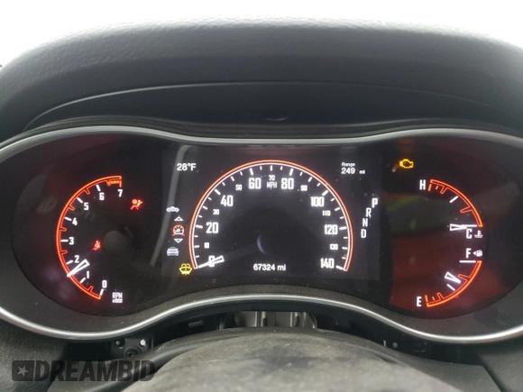 2020 Dodge Durango SXT Plus with VIN 1C4RDJAG5LC355990, listed as a Copart auction lot 84462954 with 67,324 mi miles and Salvage Title. Bid and sale history available at DreamBid. Image 9.