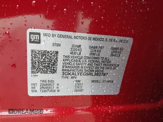 2024 GMC Terrain AT4 с VIN 3GKALYEG5RL382787, выставлен на аукционе IAAI как лот 42373913 с пробегом 4 604 миль миль и . История ставок и продаж доступна на DreamBid. Изображение 9.