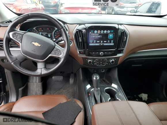 2022 Chevrolet Traverse High Country with VIN 1GNEVKKW1JJ237409, listed as a Copart auction lot 81623993 with 51,556 mi miles and Salvage Title. Bid and sale history available at carsss.com. Image 8.