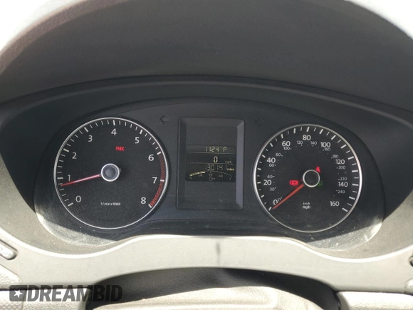 2014 Volkswagen Jetta SE with VIN 3VWD17AJ0EM267333, listed as a Copart auction lot 57684255 with 130,141 mi miles and Salvage title. Bid and sale history available at DreamBid. Image 9.