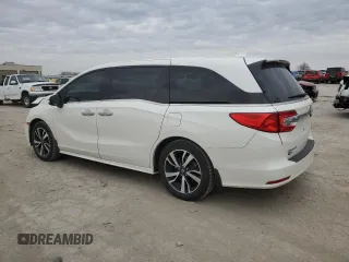 2019 Honda Odyssey Elite z VIN 5FNRL6H93KB069516, wystawiony jako Copart lot #53795885 z przebiegiem 96 808 mil mil oraz Szkoda całkowita • Salvage title. Historia ofert i sprzedaży dostępna na DreamBid. Obrazek 2.