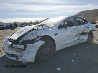2024 Tesla Model 3 Long Range with VIN 5YJ3E1EB4RF795194, listed as a Copart auction lot 89106535 with 1,733 mi miles and Salvage Title. Bid and sale history available at DreamBid. Image 1.