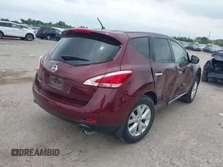 2011 Nissan Murano LE with VIN JN8AZ1MU7BW061721, listed as a IAAI auction lot 42185054 with 134,960 mi miles and . Bid and sale history available at DreamBid. Image 4.