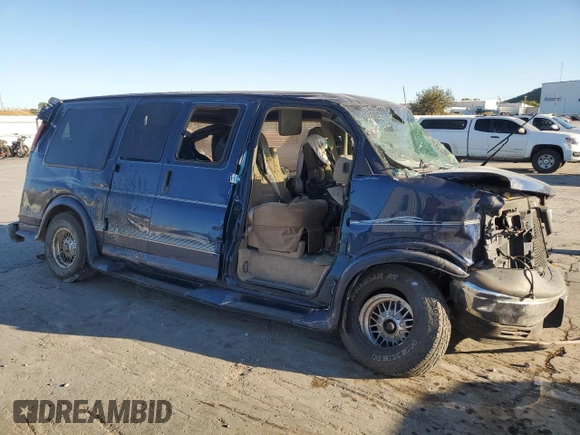 2000 GMC Savana Cargo Van RV Conversion with VIN 1GDFG15M4Y1140397, listed as a Copart auction lot 76347184 with 0 mi miles and Salvage Title. Bid and sale history available at carsss.com. Image 4.