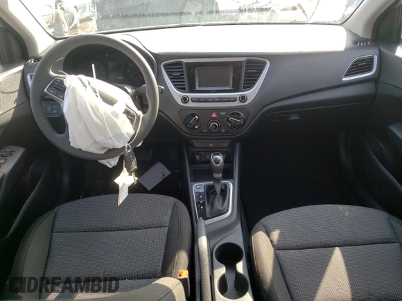 2022 Hyundai Accent SE with VIN 3KPC24A66NE162747, listed as a Copart auction lot 57546194 with 2,080 mi miles and Non repairable. Bid and sale history available at DreamBid. Image 9.