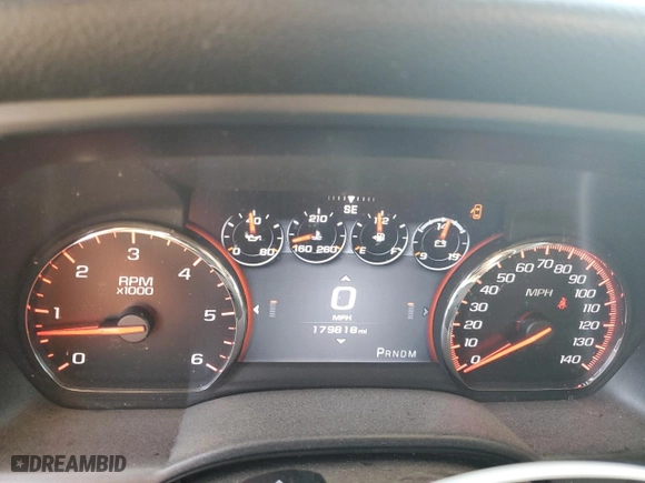 2014 GMC Sierra 1500 Denali with VIN 3GTU2WEC8EG430265, listed as a Copart auction lot 48785675 with 179,818 mi miles and Salvage Title. Bid and sale history available at carsss.com. Image 9.