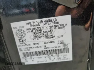 2012 Ford F-150 XL with VIN 1FTFX1ET3CFA77722, listed as a Copart auction lot 50467235 with 130,642 mi miles and Clean Title. Bid and sale history available at carsss.com. Image 12.