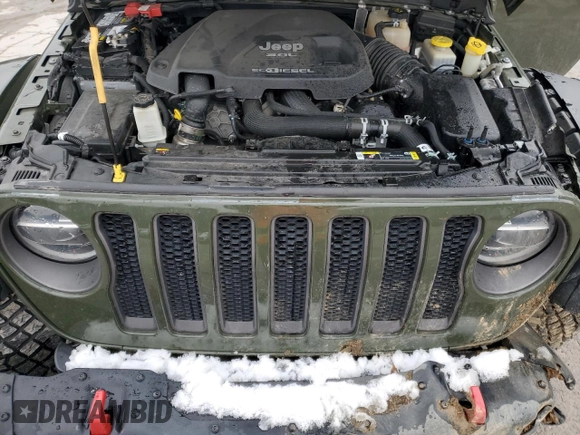 2021 Jeep Wrangler Unlimited Rubicon with VIN 1C4JJXFM3MW555919, listed as a Copart auction lot 81666124 with 51,188 mi miles and Salvage Title. Bid and sale history available at carsss.com. Image 13.