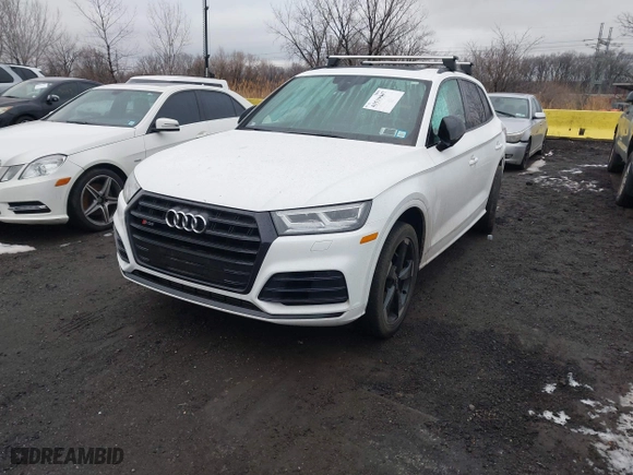 2019 Audi SQ5 Premium Plus with VIN WA1B4AFY3K2027498, listed as a IAAI auction lot 41519647 with 54,636 mi miles. Bid and sale history available at carsss.com. Image 18.