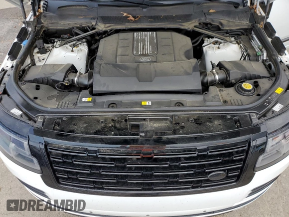 2018 Land Rover Range Rover HSE with VIN SALGS2SV6JA502187, listed as a Copart auction lot 55225665 with 42,880 mi miles and Salvage title. Bid and sale history available at DreamBid. Image 12.