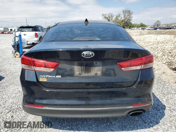 2017 Kia Optima LX with VIN 5XXGT4L34HG129503, listed as a Copart auction lot 48972245 with 99,796 mi miles and Salvage Title. Bid and sale history available at carsss.com. Image 6.