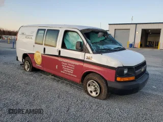 2016 Chevrolet Express Cargo with VIN 1GCWGAFF1G1124774, listed as a Copart auction lot 83574214 with 270,050 mi miles and Salvage title. Bid and sale history available at DreamBid. Image 4.