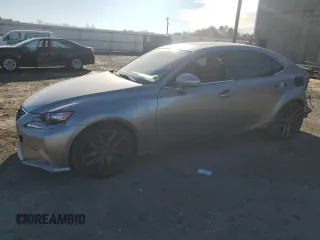 2016 Lexus IS 350 with VIN JTHCE1D26G5012360, listed as a Copart auction lot 43188765 with 54,553 mi miles and Salvage Title. Bid and sale history available at DreamBid. Image 1.